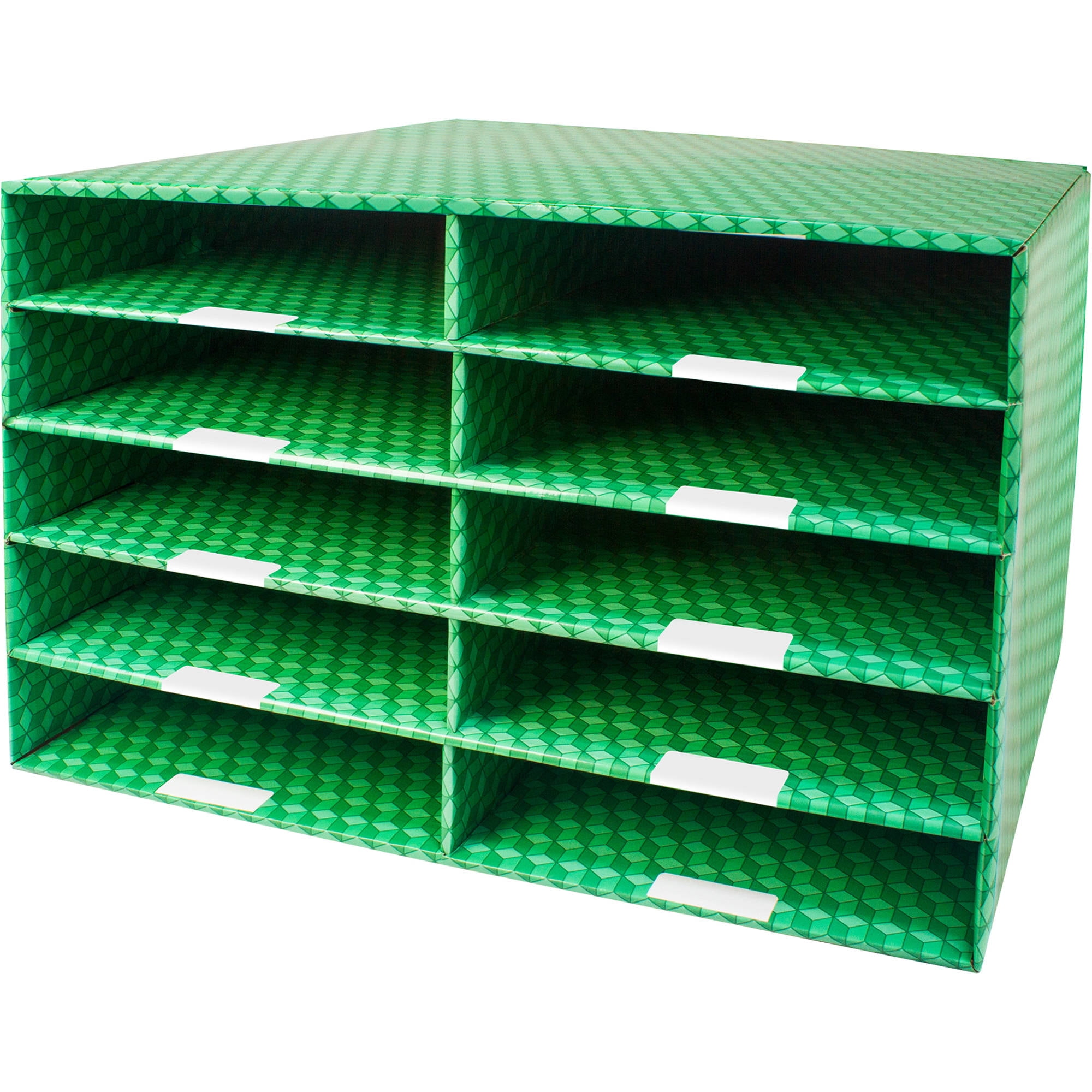 Corrugated Construction Paper Sorter with 10 or 15 Slots