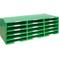 Corrugated Construction Paper Sorter with 10 or 15 Slots