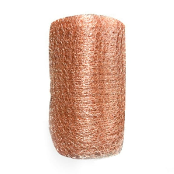 Corrugated Copper Mesh Roll, Copper Roll Copper Mesh Roll Blocker for Hole Blocking- DIY Hole Filler Keep Rodent Out, Copper Wire Mesh Screen for Mice & Rodent Defense, Snail Control(Copper,236x5")