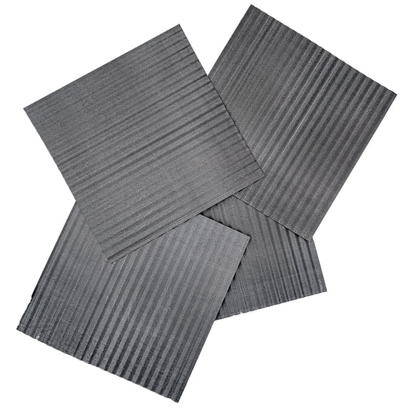 Corrugated Metal Ceiling Tiles - Antique - 1 Tile (2'x2')