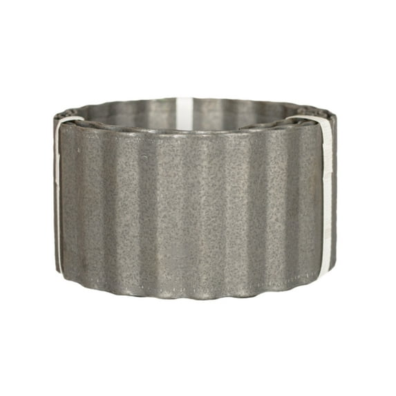 Corrugated Metal Garden Edging - Antique (Gray) - 4" Tall & 10' Long - Dakota Tin