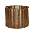 thumbnail image 1 of Corrugated Metal Garden Landscape Edging - Rusted - 6" Tall & 10' Long - Dakota Tin, 1 of 11