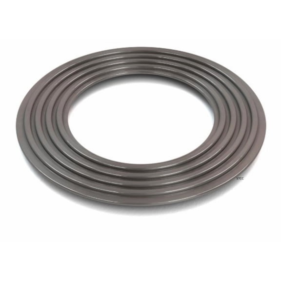 Corrugated Metal Gasket w/ graphite facing, 1/2", 150#, 3/32" tk (4 gaskets)