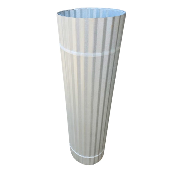 Corrugated Metal Wainscoting Rolls - Galvalume - 10 Feet Long x 36 Inches Tall