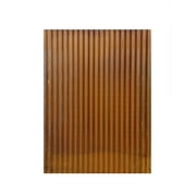Corrugated Metal Wainscoting Wall Panels - Rusted - 36 Height