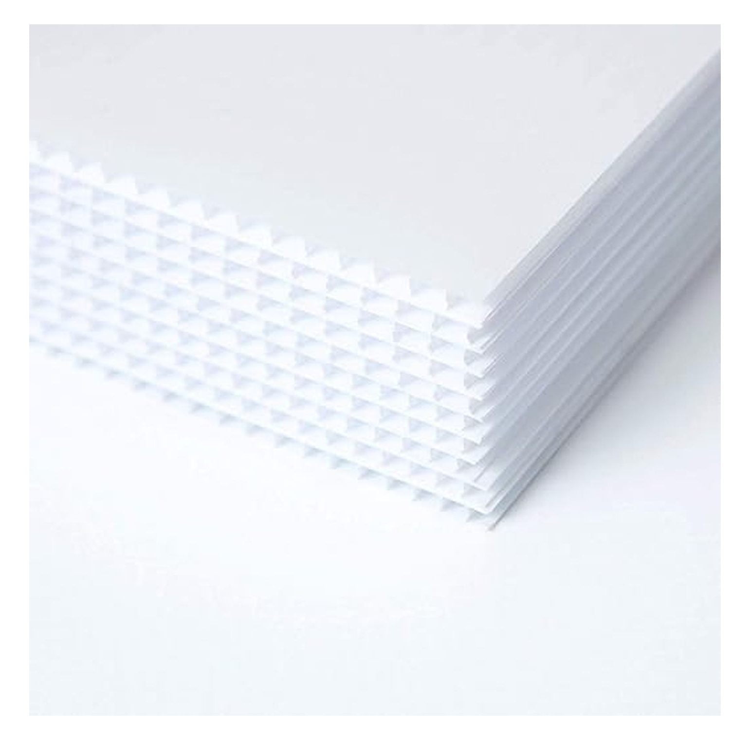 Corrugated Plastic Signs 18x24 White - 10 Pack Yard Signs Blank - Waterproof Coroplast Signs for Outdoor Use - 4mm Thick Sign Boards for Events, Advertising, Real Estate