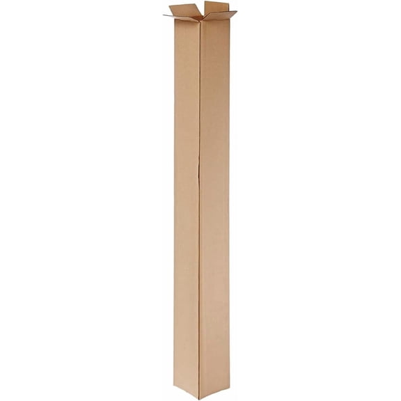 Corrugated Shipping Boxes, Single Wall, Pack of 25 | Shipping, Packaging, Moving, Storage Box for Business (4x4x48)