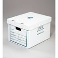 thumbnail image 1 of Corrugated Transfer File Record Storage Box With Lid, 15x12x10, Lot of 20, 1 of 1