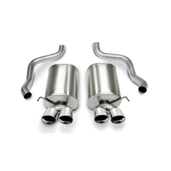 Corsa 05-08 Chevrolet Corvette C6 6.0L V8 Polished Sport Axle-Back Exhaust