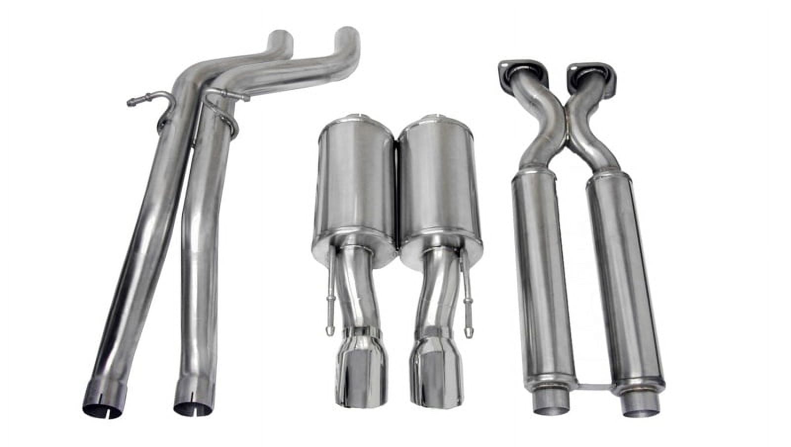 Corsa 06-10 Jeep Grand Cherokee 6.1L V8 Polished Sport Cat-Back Exhaust Fits select: 2006-2010 JEEP GRAND CHEROKEE SRT-8