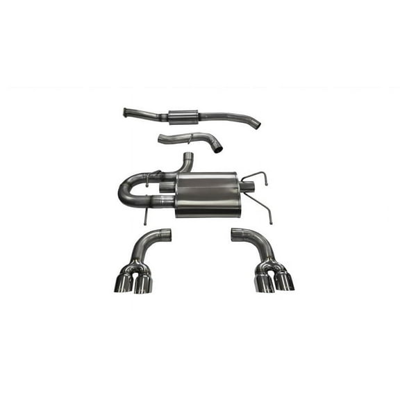 Corsa 08-13 Subaru Impreza Hatchback STI 2.5L Turbo Manual Polished Sport Cat-Back Exhaust Fits select: 2008 SUBARU IMPREZA WRX STI, 2009 SUBARU IMPREZA WRX