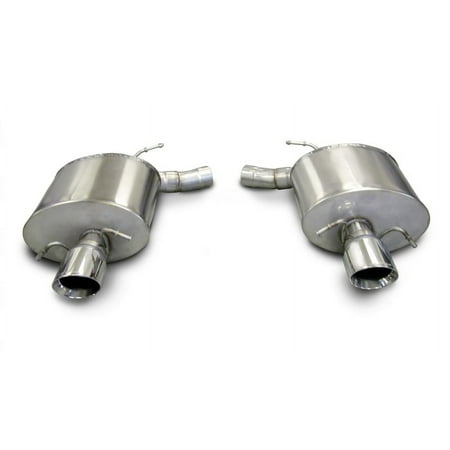 Corsa 09-13 Cadillac CTS Sedan V 6.2L V8 Polished Sport Axle-Back Exhaust
