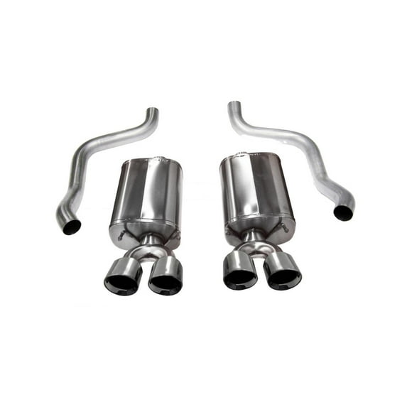 Corsa 09-13 Chevrolet Corvette C6 6.2L V8 Polished Sport Axle-Back Exhaust