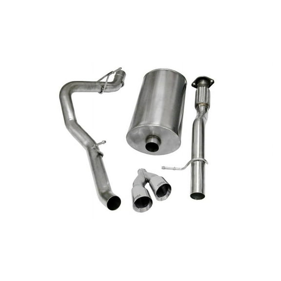 Corsa 09-13 Chevrolet Suburban 1500 5.3L V8 Polished Sport Cat-Back Exhaust