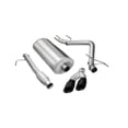 thumbnail image 1 of Corsa 09-13 GMC Sierra 4.8L V8 3in Cat-Back Single Side w Twin 4in Black Pro-Series Tips Fits select: 2011 ,2013 CHEVROLET SILVERADO K1500 LT, 1 of 2