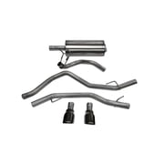 Corsa 09-14 Dodge Ram 1500 4.7L/5.7L V8 Quad/Crew Cab/Short Bed Black Dual Rear Exit Cat-Back Exhaus