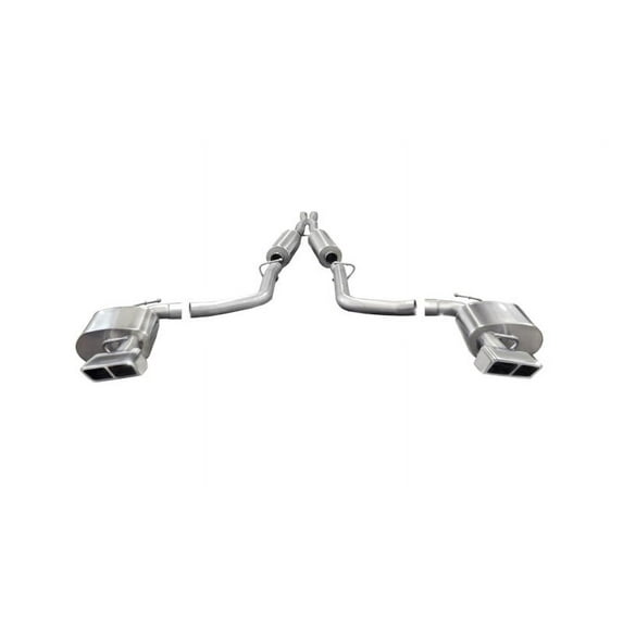 Corsa 11-13 Dodge Challenger SRT-8 6.4L V8 Auto Polished Xtreme Cat-Back Exhaust Fits select: 2013-2014 DODGE CHALLENGER SRT8 CORE