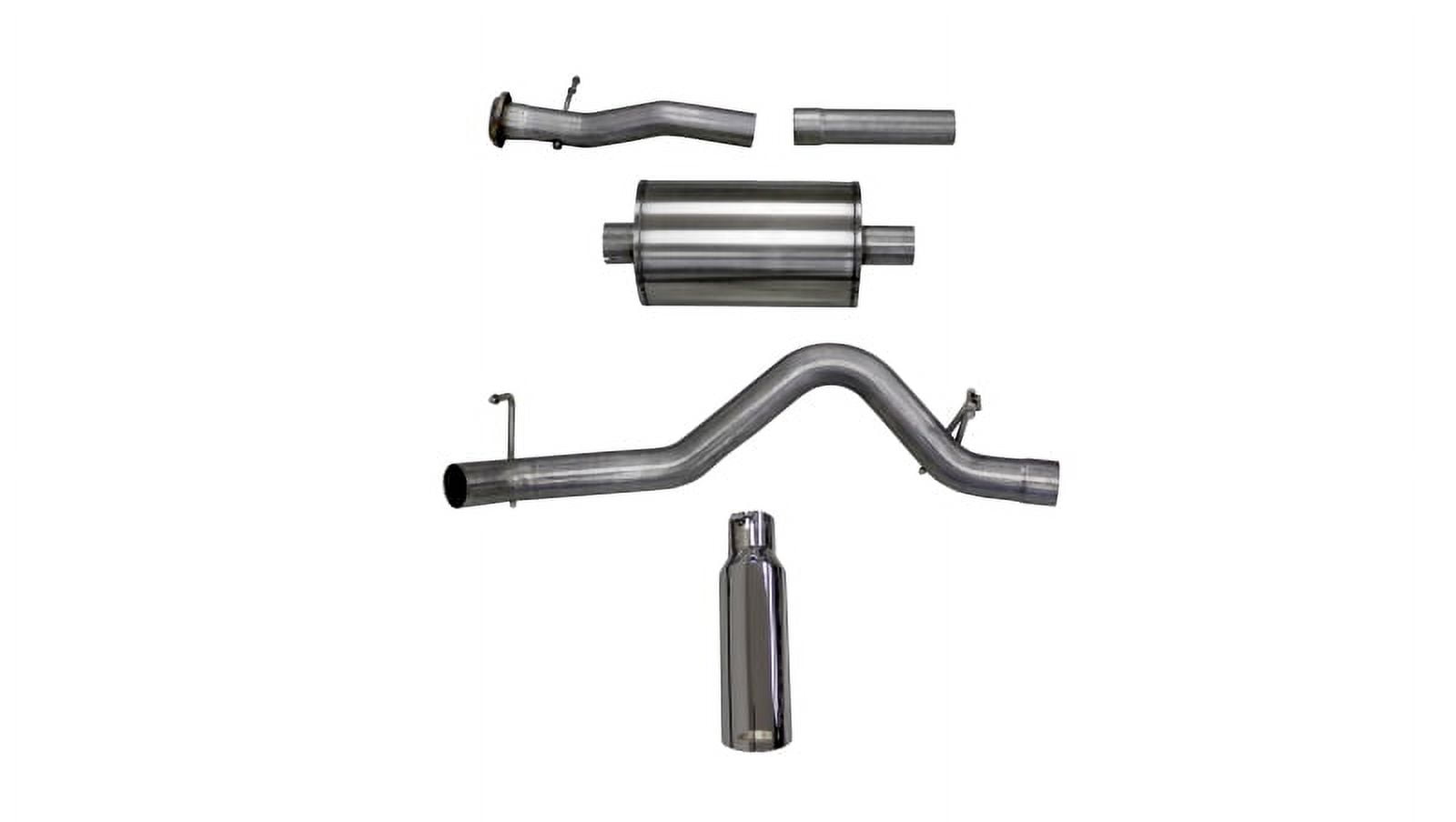 Corsa 15-16 Chevy Colorado 3.6L V6 Cat-Back Exhaust 4in SS Db Tip Single Side Exit Fits select: 2016 CHEVROLET COLORADO, 2015 CHEVROLET COLORADO Z71