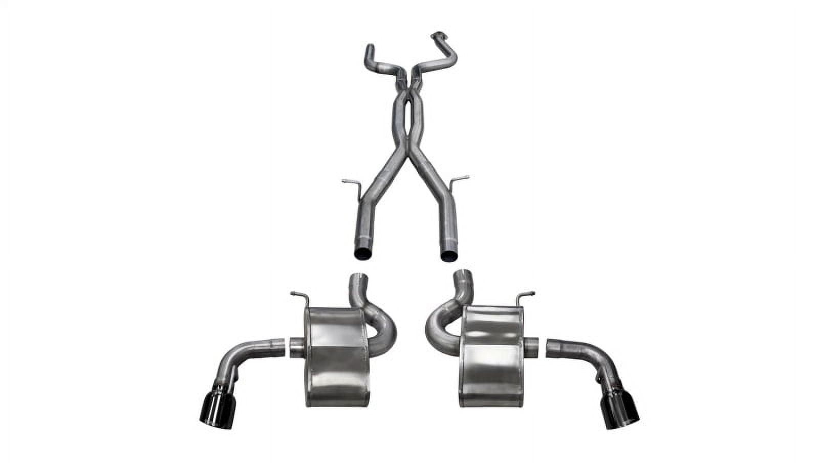 MBRP 16+ Camaro 6.2L Axle Back Exhaust Quad Tip S7036BLK MBRP 16+ Camaro 6.2L Axle Back Exhaust Quad Tip S7036BLK