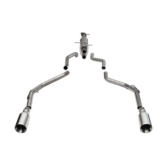 Corsa 2019+ Ram 1500 5.7L HEMI 3.0in Catback Exhaust System w/ 5.0in Flat Cut Dual Rear Exit Tips