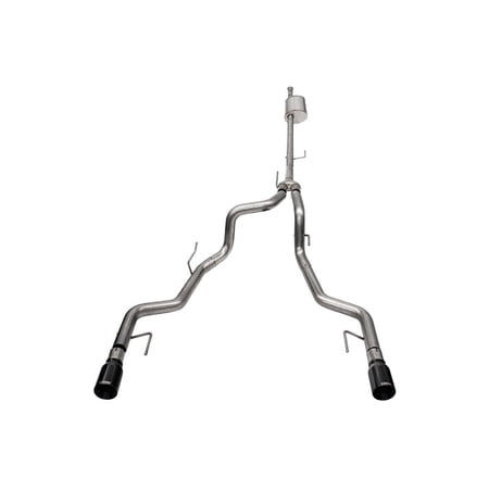 Corsa 2022-2025 Ford F-150 SuperCrew/5.5ft Bed 5.0L V8 Sport Cat-Back Dual Rear Exit-Black PVD