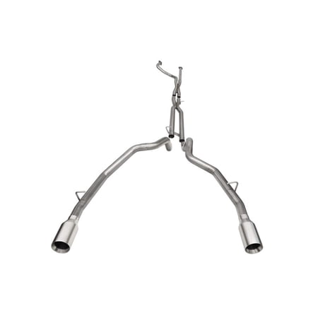 Corsa 21-22 Dodge Ram TRX Crew Cab Baja Catback Exhaust Dual Rear Satin Tip - 21190 Fits select: 2021-2023 RAM 1500 TRX