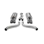 Corsa 86-91 Chevrolet Corvette C4 5.7L V8 L98 Polished Sport Cat-Back Exhaust