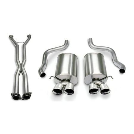Corsa Performance 14169CB6 Sport Cat-Back Exhaust System Fits 06-08 Corvette Fits select: 2006-2008 CHEVROLET CORVETTE