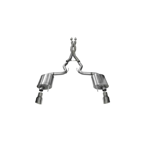 Corsa Performance 14332 Sport Cat-Back Exhaust System Fits 15-17 Mustang Fits select: 2015-2017 FORD MUSTANG GT