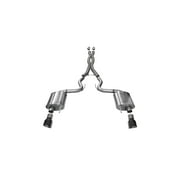 Corsa Performance 14332BLK Sport Cat-Back Exhaust System Fits 15-17 Mustang Fits select 2015-2017 FORD MUSTANG GT