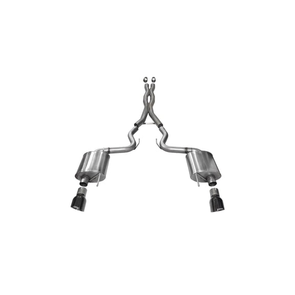 Corsa Performance 14332BLK Sport Cat-Back Exhaust System Fits 15-17 Mustang Fits select: 2015-2017 FORD MUSTANG GT
