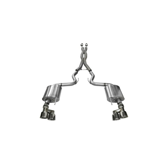 Corsa Performance 14337 Sport Cat-Back Exhaust System Fits 15-17 Mustang Fits select: 2015-2017 FORD MUSTANG GT