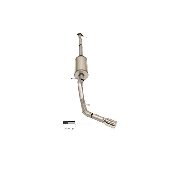 Corsa Performance 14928Usa Sport Cat Back Exhaust System Fits 17 22 Colorado Fits select: 2019 ,2021-2022 CHEVROLET COLORADO