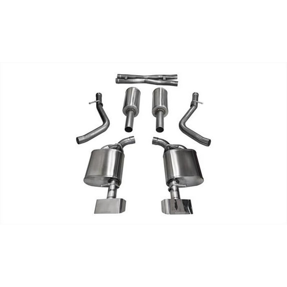 Corsa Performance 14975 Xtreme Cat-Back Exhaust System Fits 15-17 Challenger Fits select: 2016 DODGE CHALLENGER R/T, 2015 DODGE CHALLENGER SXT PLUS