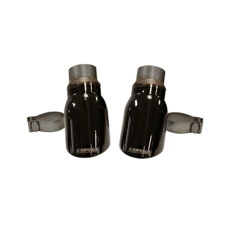 Corsa Performance 14977BLK Exhaust Tip Kit Fits 15-16 Charger Fits select: 2015-2016 DODGE CHARGER R/T