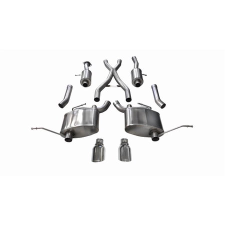 Corsa Performance 14980 Sport Cat-Back Exhaust System Fits Grand Cherokee (WK2) Fits select: 2014-2017,2020-2021 JEEP GRAND CHEROKEE LIMITED