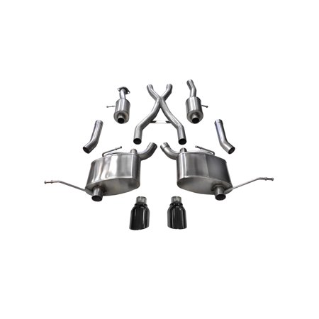 Corsa Performance 14980BLK Sport Cat-Back Exhaust System