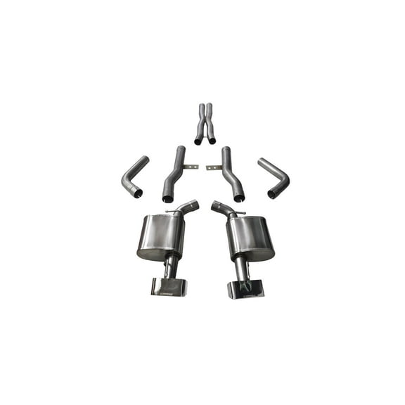 Corsa Performance 14994 Xtreme Cat-Back Exhaust System Fits 15-18 Challenger Fits select: 2015-2016,2019-2022 DODGE CHALLENGER R/T SCAT PACK