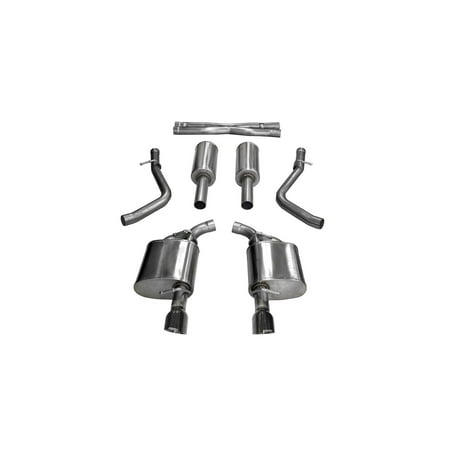 Corsa Performance 21004BLK Xtreme Cat-Back Exhaust System Fits 17-20 300 Charger Fits select: 2015-2023 DODGE CHARGER R/T, 2017-2018 CHRYSLER 300