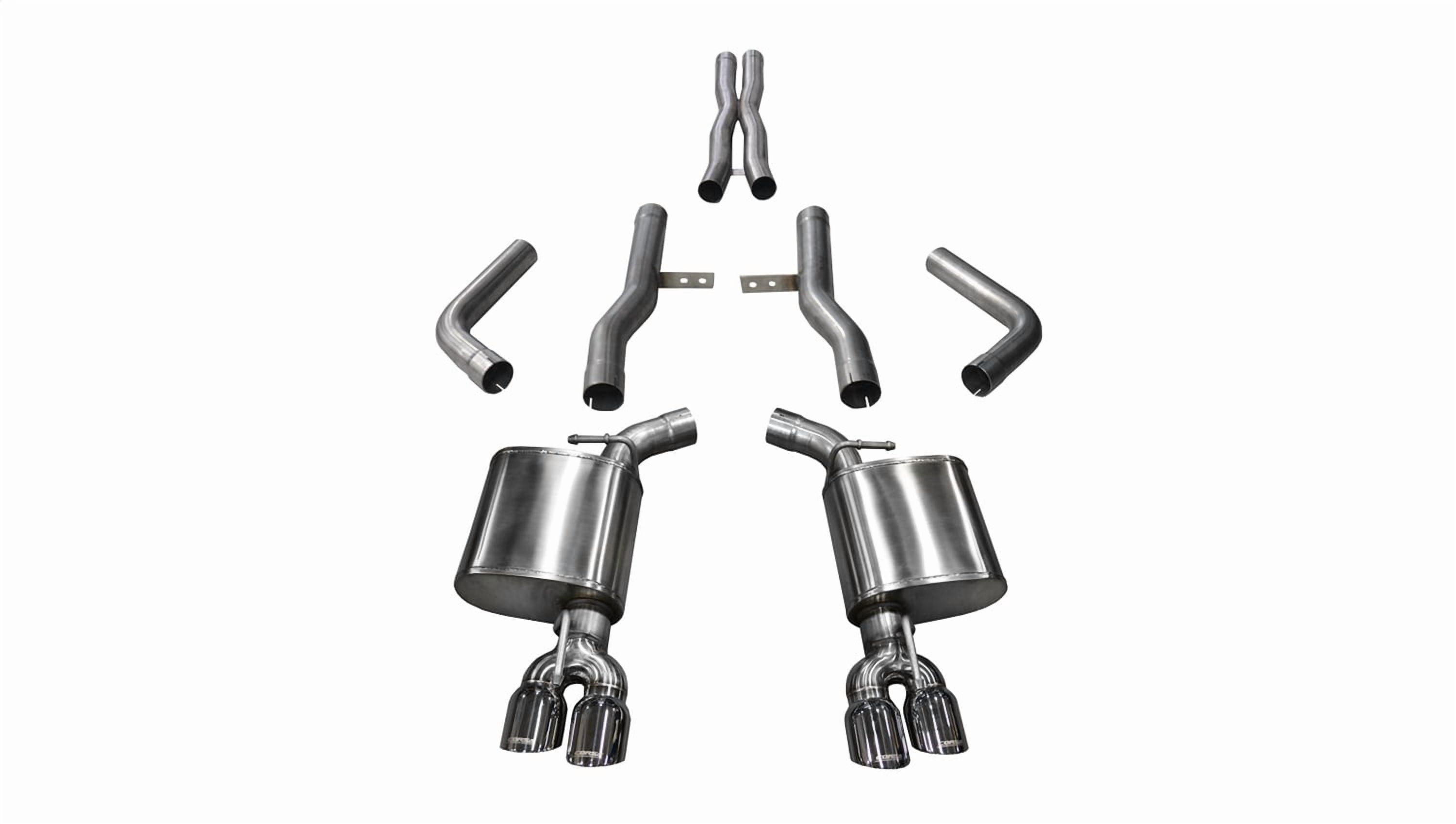 CORSA Xtreme Cat‑Back Exhaust System – Aggressive Sound, Zero Drone, Performance Boost With RSC Technology