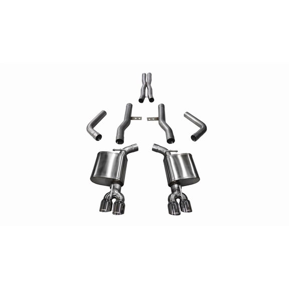 Corsa Performance 21006 Xtreme Cat-Back Exhaust System Fits 17-19 Challenger Fits select: 2017-2022 DODGE CHALLENGER R/T