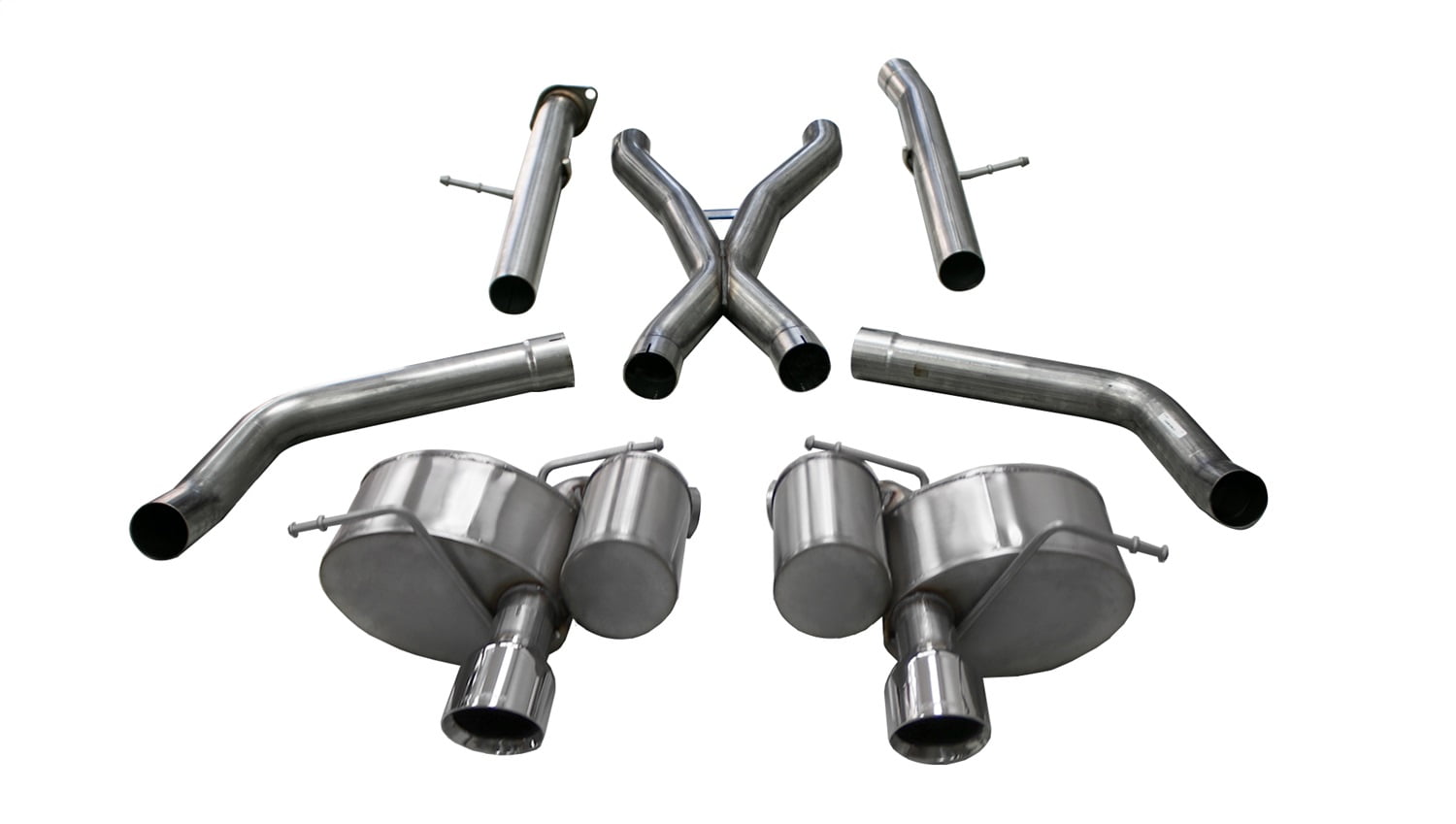 Corsa Performance 21058 Xtreme Cat-Back Exhaust System Fits Grand Cherokee (WK2) Fits select: 2014-2018,2020-2021 JEEP GRAND CHEROKEE SRT-8