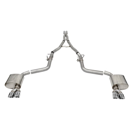 Corsa Performance 21070 Xtreme Valved Cat Back Exhaust System Fits Challenger Fits select: 2015-2017 DODGE CHALLENGER SRT HELLCAT, 2019-2022 DODGE CHALLENGER SRT HELLCAT REDEYE