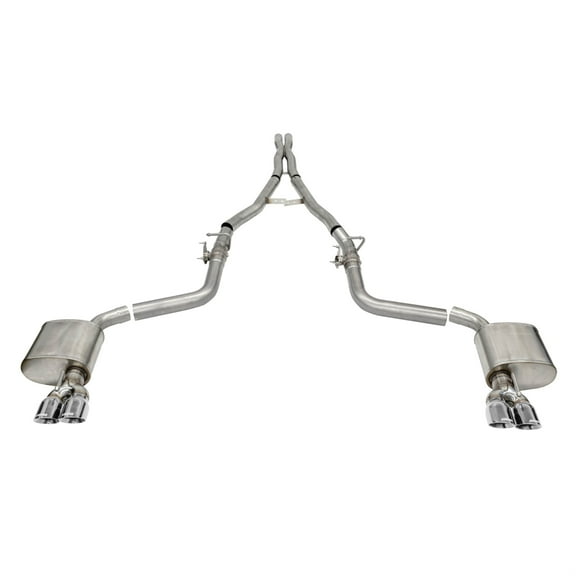 Corsa Performance 21070 Xtreme Valved Cat Back Exhaust System Fits Challenger Fits select: 2015-2017 DODGE CHALLENGER SRT HELLCAT, 2019-2022 DODGE CHALLENGER SRT HELLCAT REDEYE