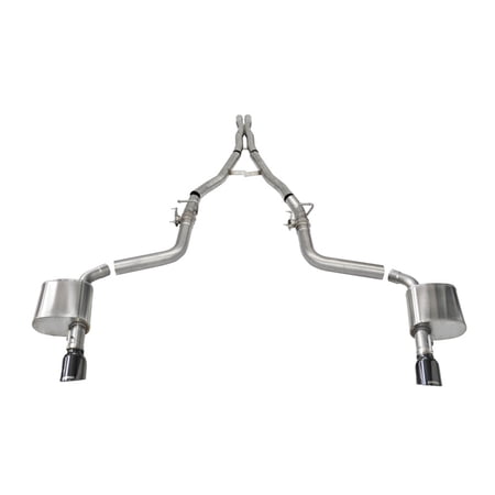 Corsa Performance 21072Blk Xtreme Valved Cat Back Exhaust System Fits Charger Fits select: 2015-2023 DODGE CHARGER SRT HELLCAT