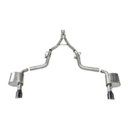 Corsa Performance 21072Blk Xtreme Valved Cat Back Exhaust System Fits Charger Fits select 2015-2023 DODGE CHARGER SRT HELLCAT
