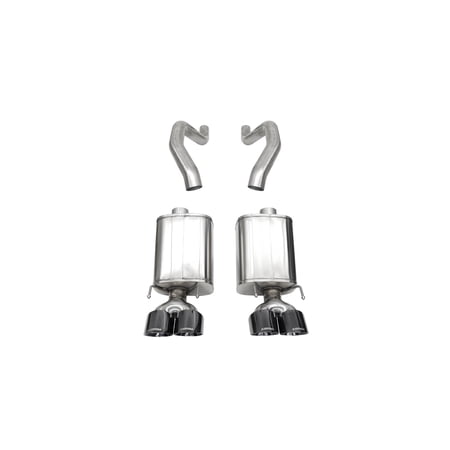 Corsa Performance 21077BLK Xtreme Axle-Back Exhaust System Fits 06-13 Corvette Fits select: 2006-2009 CHEVROLET CORVETTE Z06, 2010 CHEVROLET CORVETTE ZR-1