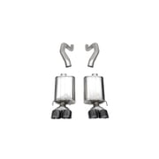 Corsa Performance 21077BLK Xtreme Axle-Back Exhaust System Fits 06-13 Corvette Fits select 2006-2009 CHEVROLET CORVETTE Z06, 2010 CHEVROLET CORVETTE ZR-1