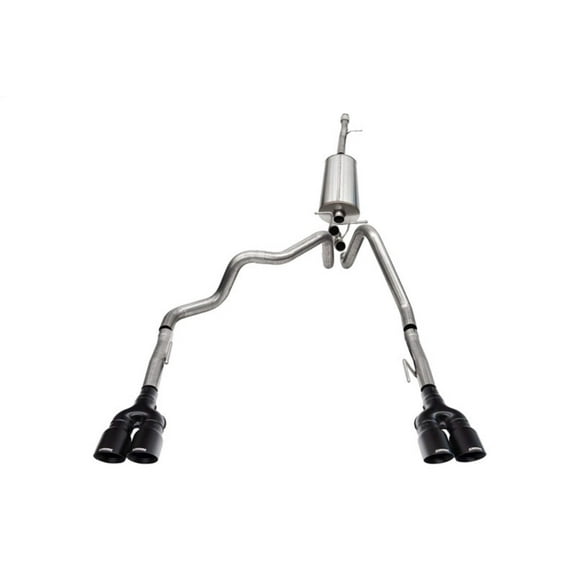 Corsa Performance 21200Bpc Sport Cat Back Exhaust System Fits select: 2021 CHEVROLET SILVERADO, 2020-2021 GMC SIERRA K1500 AT4