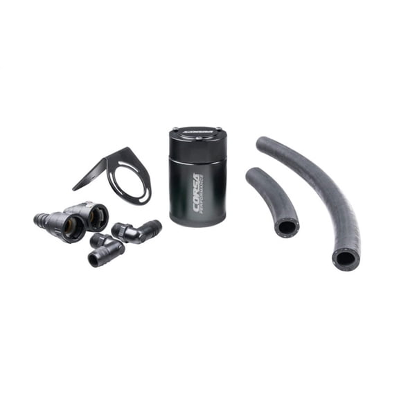 Corsa Performance Cc0003 Engine Oil Catch Can Fits 18 23 Mustang Fits select: 2018-2023 FORD MUSTANG GT